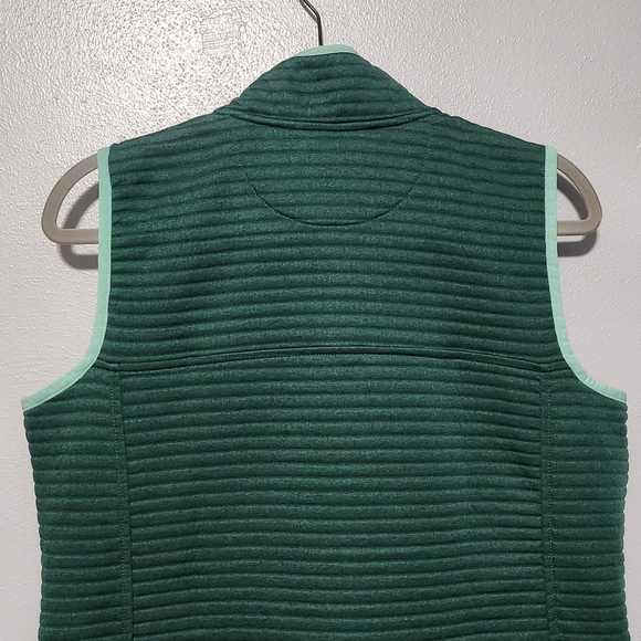L.L. BEAN Women's Air Light Green Full Zip Vest Size Medium Reg Outdoor Hiking - Picture 8 of 12